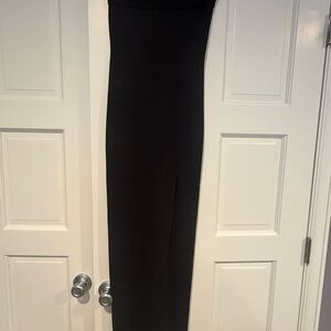 Wayne Rogers Black Maxi Dress - Classic Straight Silhouette